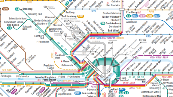 Netzpläne helfen bei der Orientierung