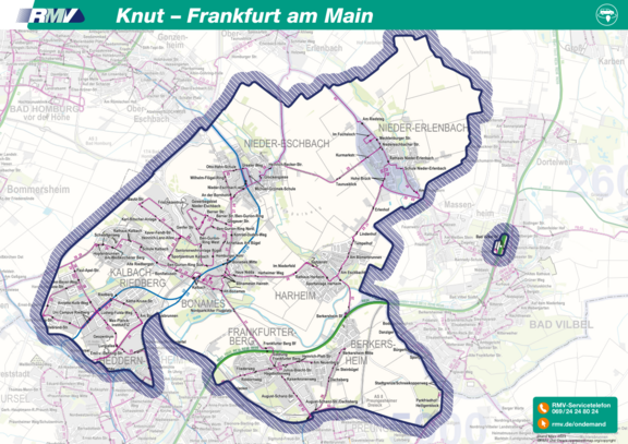 Bediengebiet Frankfurt - Knut Vergrößerte Ansicht: Bediengebiet Frankfurt - Knut
