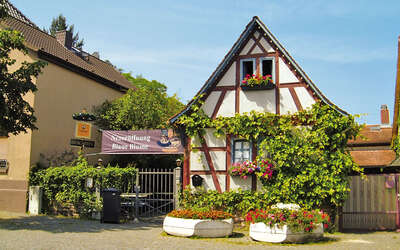 Vergrößerte Ansicht: Fachwerkhaus mit Efeu