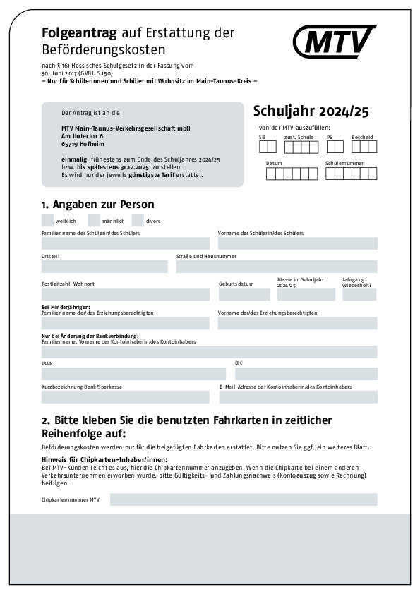 MTV Folgeantrag 2024/25
